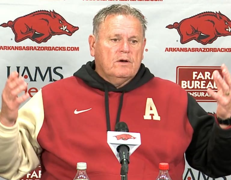 Arkansas Razorbacks Head Coach Sam Pittman Vs Missouri Postgame Press