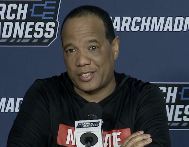 Nc State Coach Kevin Keatts Was Joined By Three Of His Players Friday