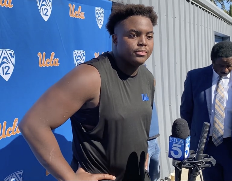 Watch Ucla Ol Jon Gaines Ii Talks Rivalry Week After Monday S Practice