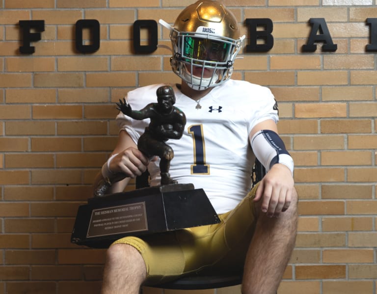 Steve Angeli On Notre Dame Fighting Irish Football Official Visit Qb