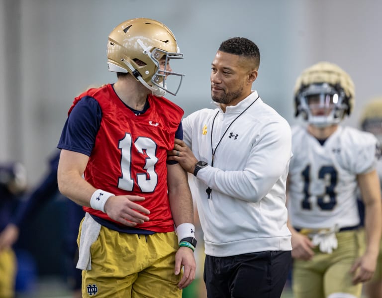 Notebook Why Marcus Freeman Believes In Riley Leonard As Notre Dame S