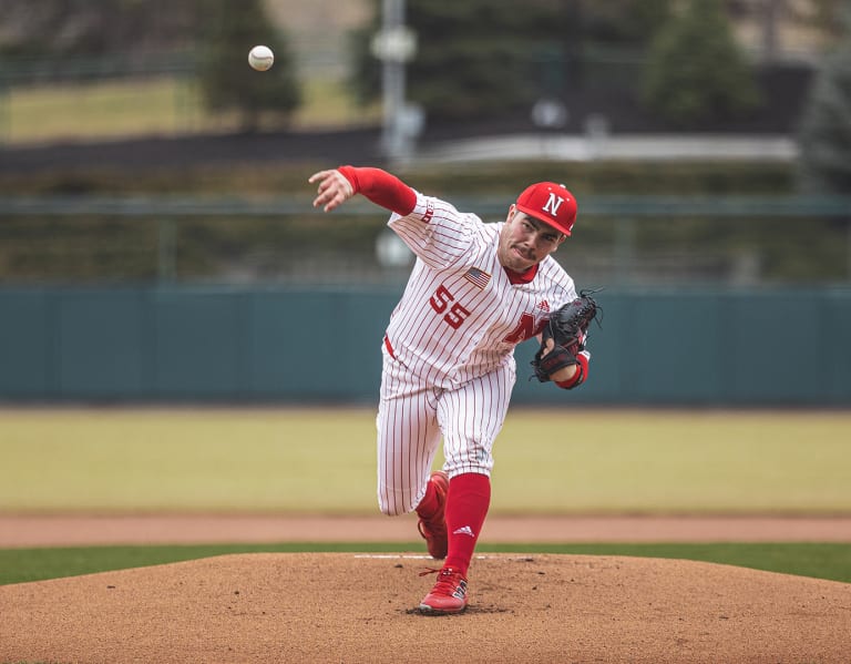 Nebraska Baseball Jace Kaminska And Cole Evans Combine To Lead Huskers