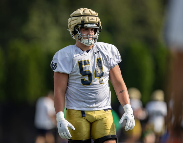 Notebook Freshman Ot Anthonie Knapp Recounts His Notre Dame Debut