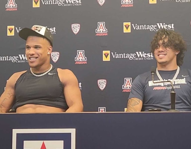 Watch Arizona Players Jayden De Laura And Justin Flowe Interviews