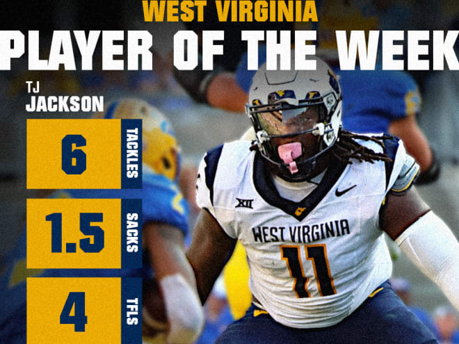 WVSports.com Player of the Week: TJ Jackson