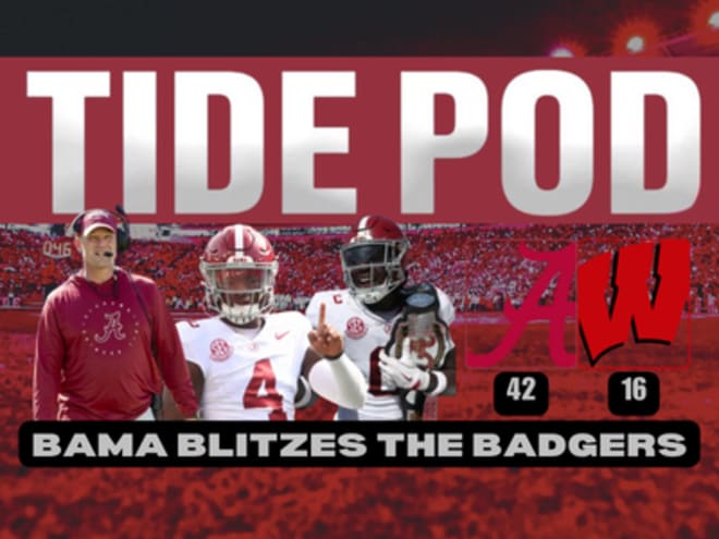 Tide Pod: Alabama batters Wisconsin, improves to 3-0