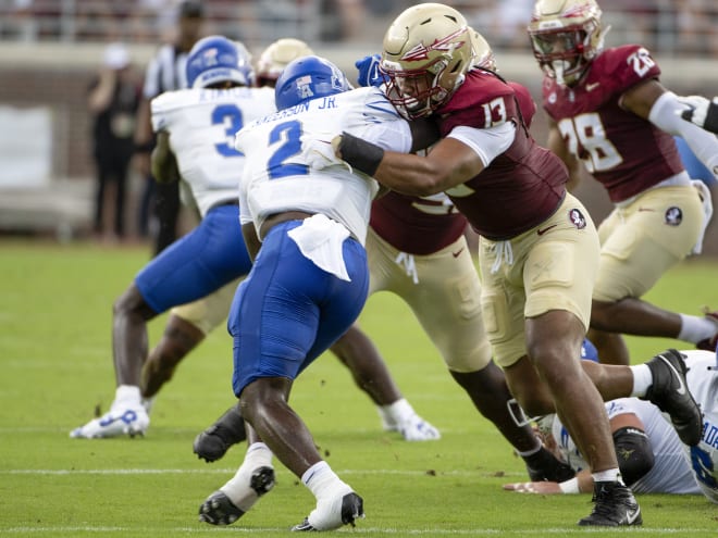 PFF grades, snap counts, statistical analysis from FSU's loss to Memphis