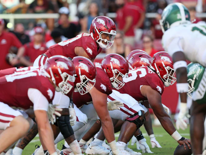 Arkansas' PFF grades, snap counts vs. UAB 2024 - Offense