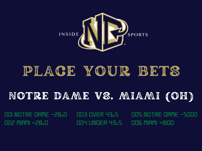 Place Your Bets voting: Notre Dame vs. Miami (Ohio)