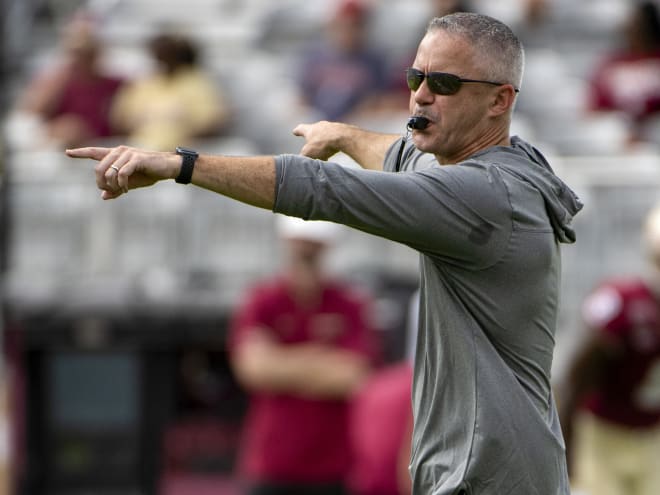 Quote book, video: Mike Norvell on OL availability, WR blocking struggles