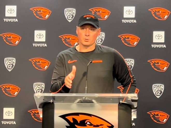 WATCH: Oregon State Football Talks Loss To Oregon