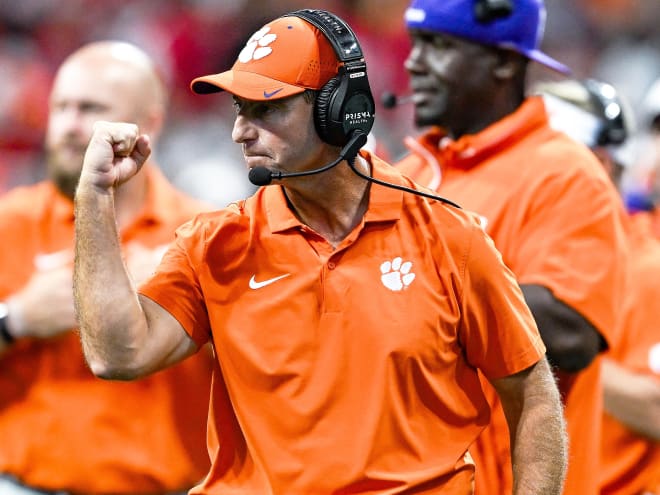 Swinney on N.C. State, Pennington, practice, Paw Journey