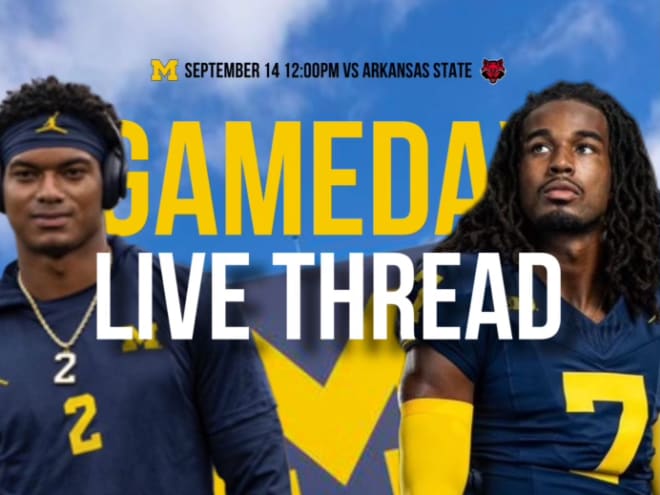 LIVE THREAD: Michigan vs. Arkansas State