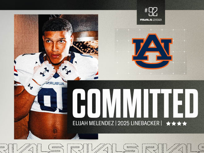 Auburn stays hot, lands top 100 LB Elijah Melendez