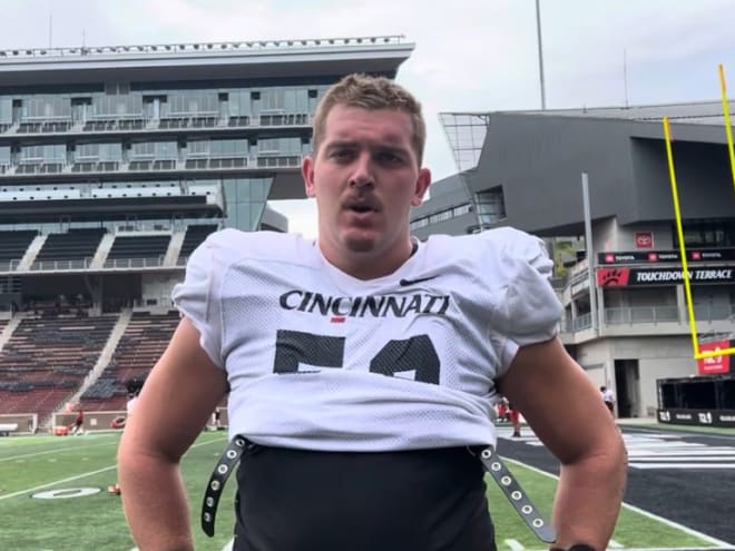 Video: Bearcats OL Gavin Gerhardt talks Miami and Houston