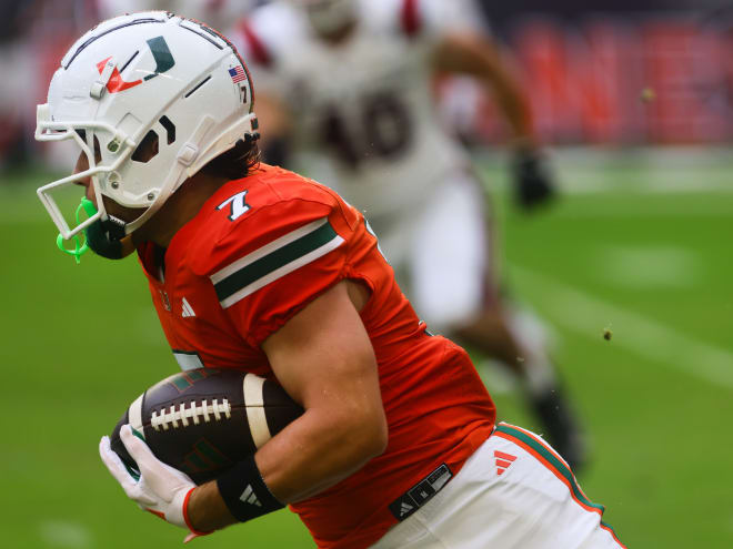 New AP Poll: Miami moves up in top ten, ranked 8th