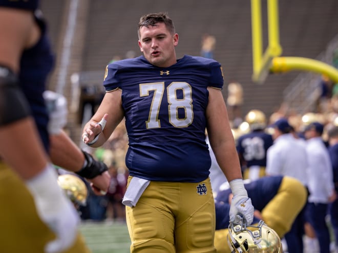 Notre Dame O-lineman Pat Coogan ready to ride his second wind