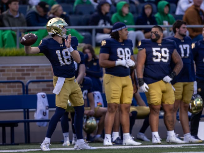 Chat Transcript: Would a two-QB system make sense for Notre Dame in 2024?