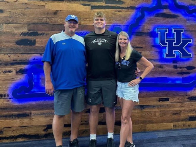 4-star OT Adam Guthrie took in UK-UGA