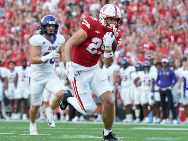 WATCH: Matt Rhule, Dylan Raiola, Carter Nelson, Huskers celebrate 3-0 start