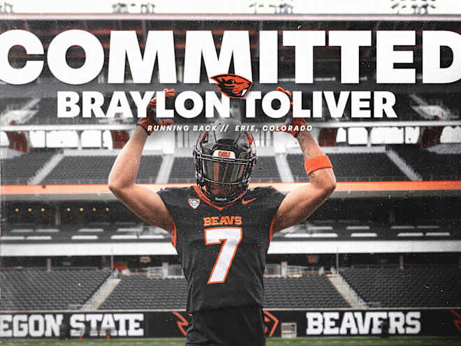 2026 RB Braylon Toliver Commits to Oregon State
