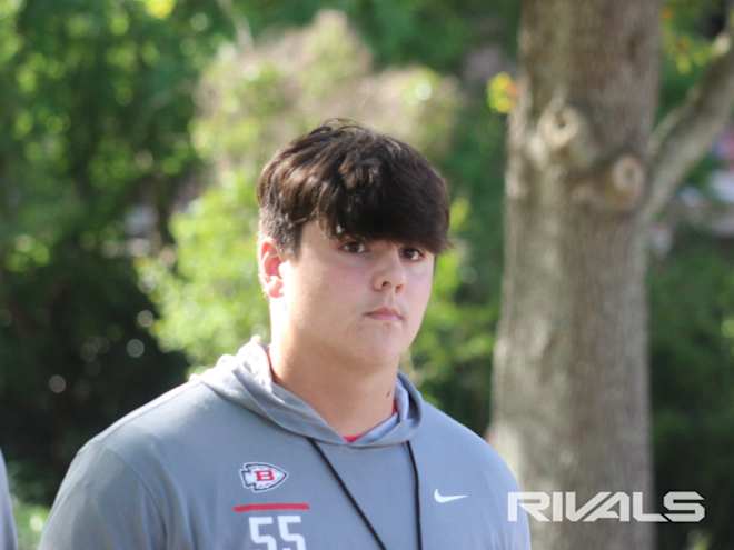 Four-star OT Hayden Ainsworth has six officials slotted as decision nears