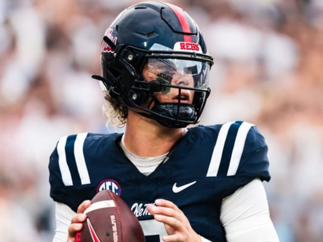 Jaxson Dart nets nation's highest QB grade in week 1 Ole Miss blowout win -  RebelGrove: Ole Miss Rebels Football & Basketball Recruiting