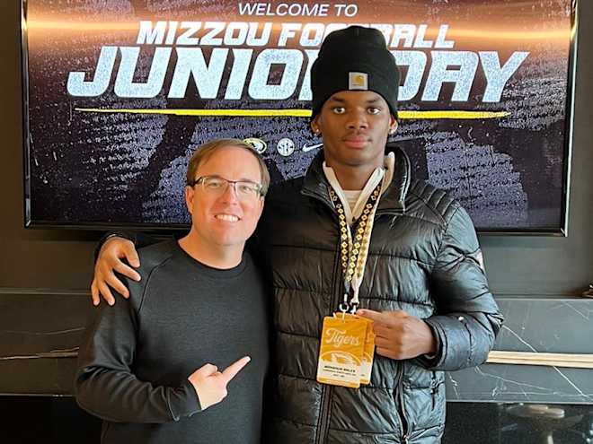 Mizzou Recruiting Notebook: Peeler visits priority 2027 WR; DE plans visit