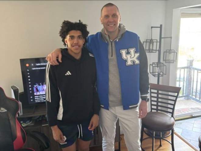 Taylen Kinney to begin his visit today