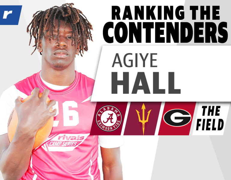 Ranking the Contenders Fourstar WR Agiye Hall UGASports