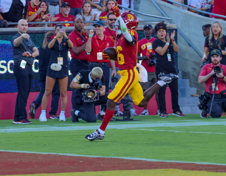 Velus Jones Jr USC Trojans Jersey, Velus Jones Jr USC Jersey, T