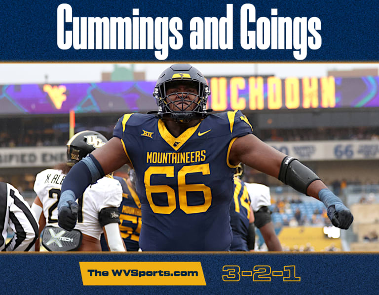 Cummings and Goings: The WVSports.com: 3-2-1