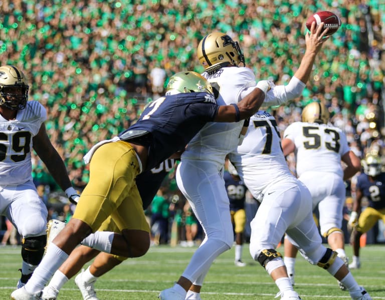 Notre Dame Fighting Irish Football Players In NFL Mock Drafts And Big