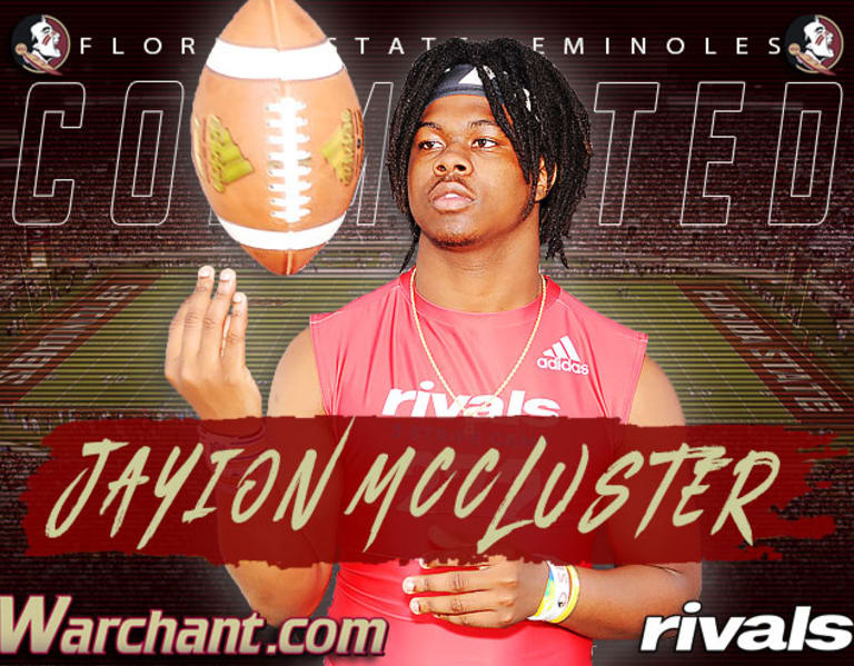 Florida State LB commitment Jayion McCluster: 'He's a monster out