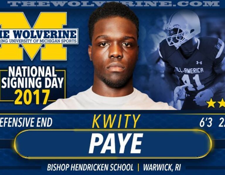 Michigan Football Signee Bio: DE Kwity Paye - Maize&BlueReview