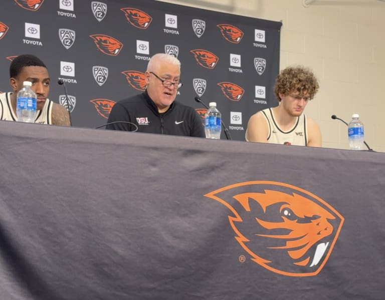 WATCH: Oregon State MBB Talks Win Over UC Irvine