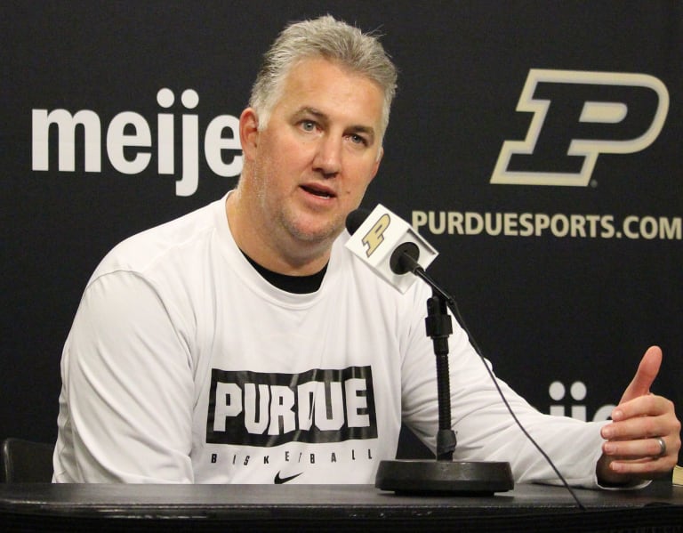 GoldandBlack.com Video: Purdue Coach Matt Painter Following Practice No ...