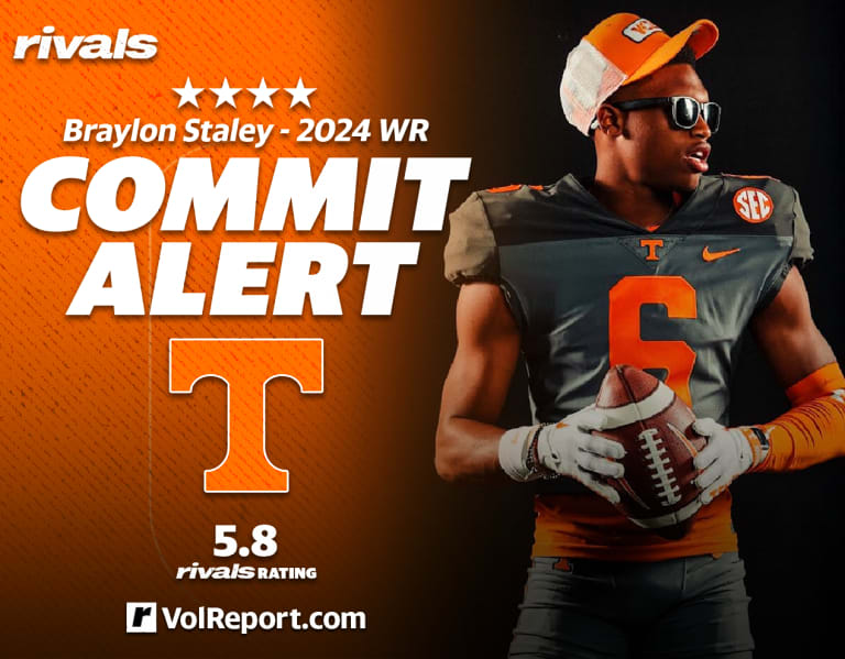 Four-star WR Braylon Staley commits to Tennessee - Rivals.com