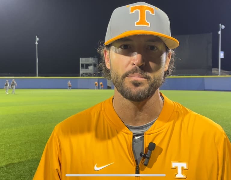 Tony Vitello reacts to game three loss to Kentucky