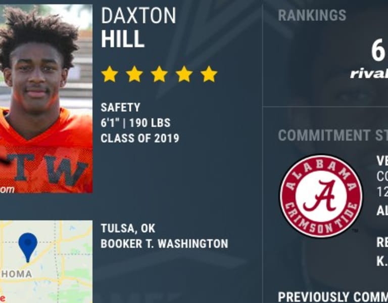 Daxton Hill Commits To Michigan Over the Tide and others