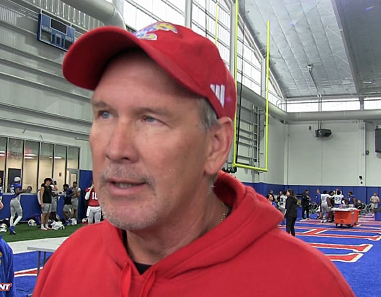 Watch: Lance Leipold after March 26th spring practice - JayhawkSlant ...