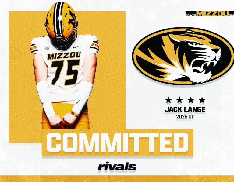 Jack Lange, an offensive tackle, has committed to the University of Missouri with a scholarship worth R250.