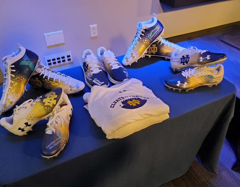 Notre dame football cleats deals under armour