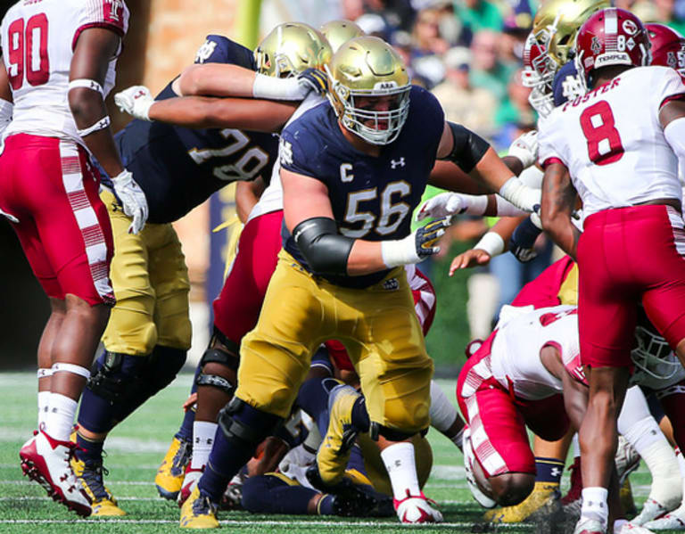 Quenton Nelson and Mike McGlinchey Named Pro Football Focus All-Americans -  InsideNDSports