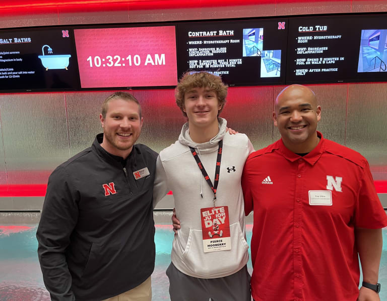 Nebraska Football 2025 LB Pierce Mooberry talks Husker junior day