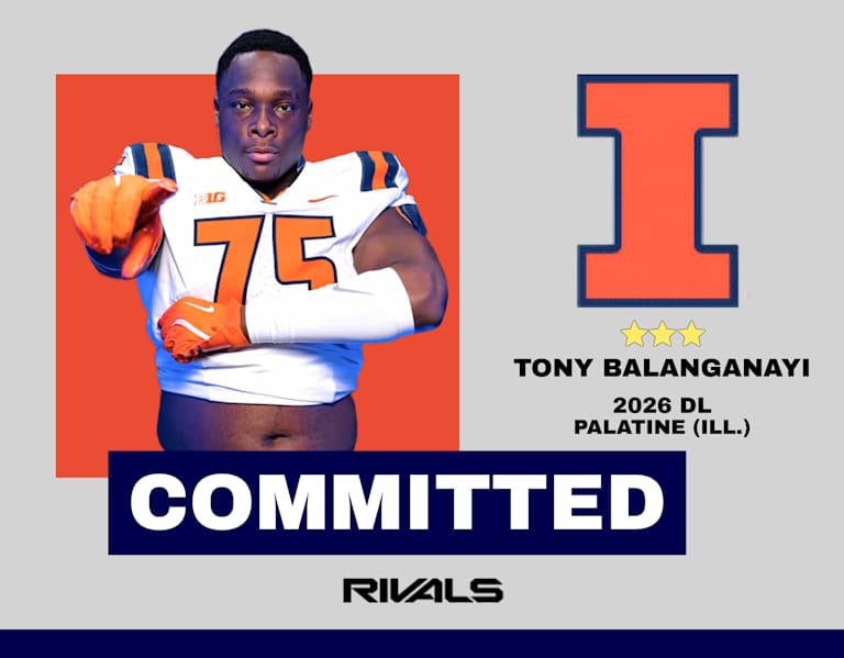 Commit:  Three-star DL Tony Balanganyi commits to Illinois