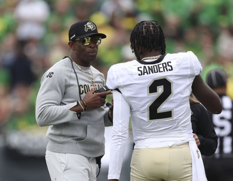 Deion Sanders makes most of rival coach's comments about him always wearing  sunglasses and a hat