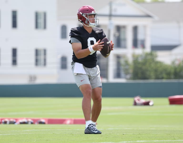 Notre Dame Transfer Tyler Buchner Still Catching Up In Alabama's QB ...