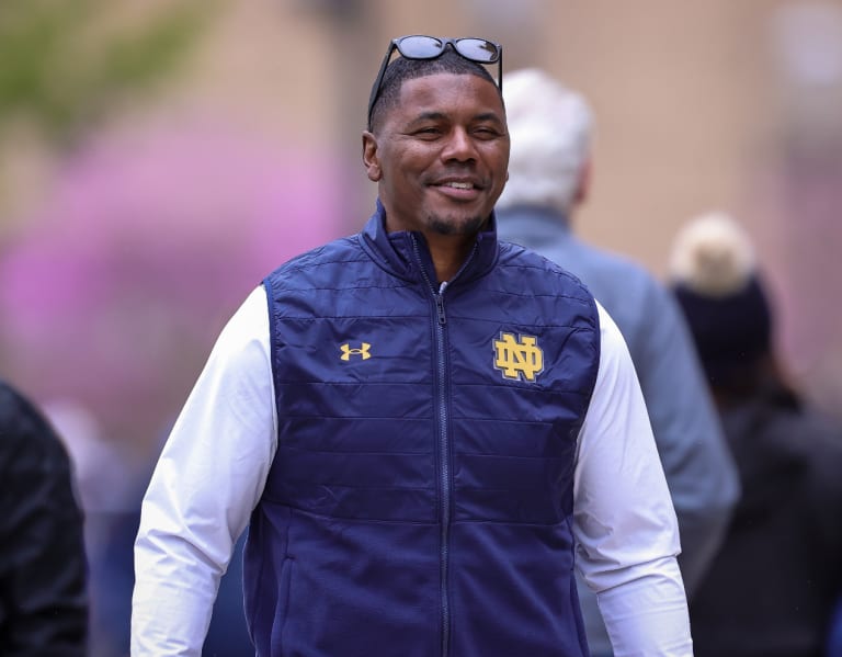 Where are Notre Dame football coaches recruiting on Thursday, May 18, 2023?