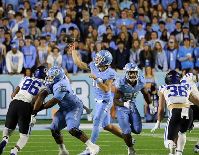 North Carolina UNC Tar Heels football QB quarterback Drake Maye NC